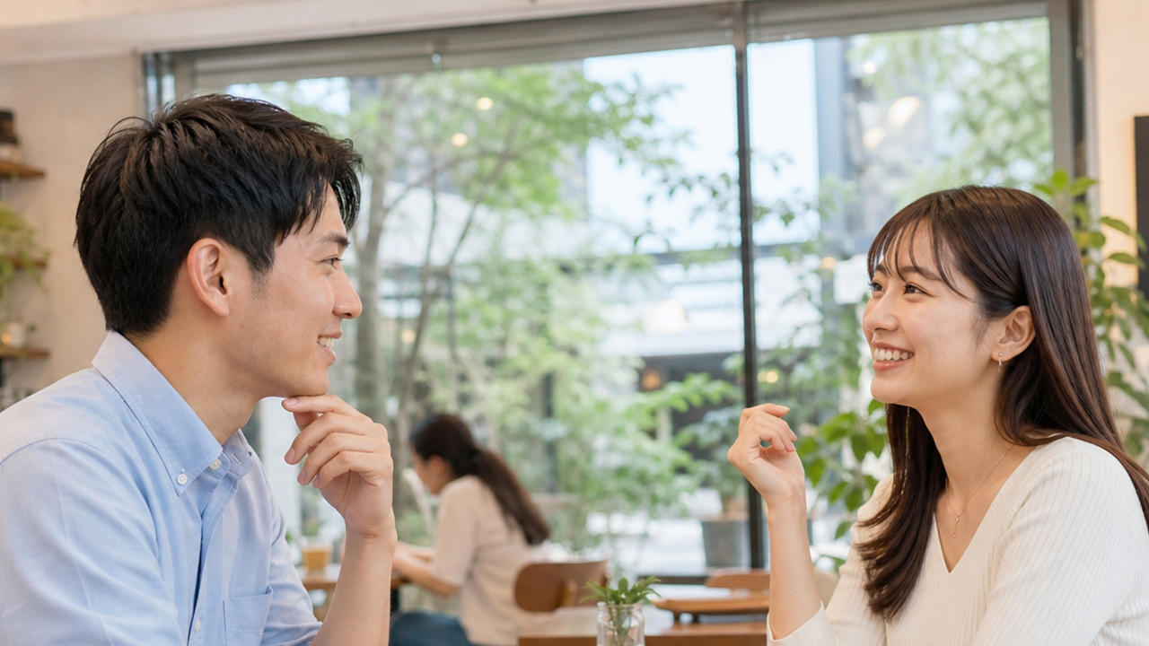 自分に合う出会いサービスを探す女性