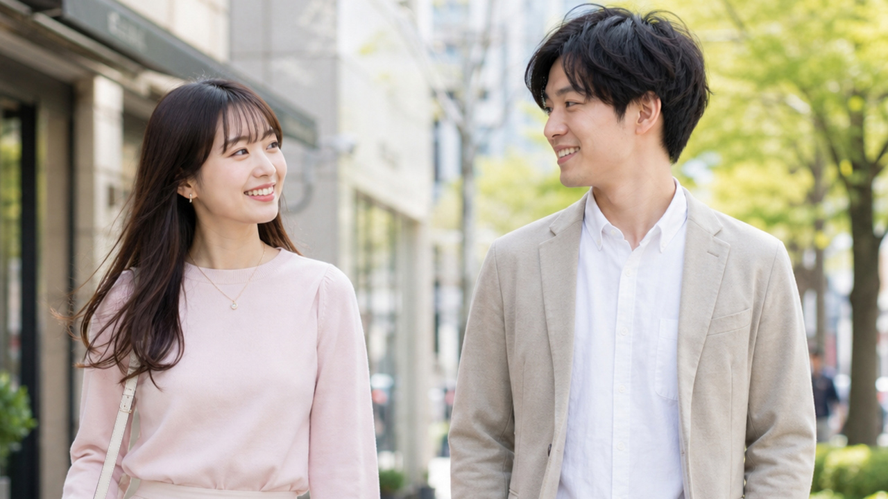 自分に合う出会いサービスを探す女性